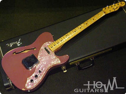 purple thinline telecaster