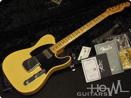 Fender Custom Shop Telecaster 52 Relic Nocaster Blonde