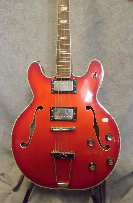 Epiphone Riviera 1970 Cherry Red Guitar For Sale Twang