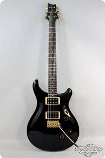 Prs Paul Reed Smith Custom 23 Custom Black, Brazilian Rare Custom Made Black Over Flame 1990 Black Over Flame