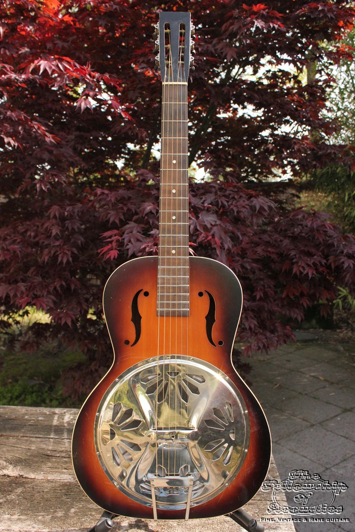 Regal Dobro 27 Resonator Sunburst 1936 Guitar For Sale The Fellowship Of Acoustics 1671