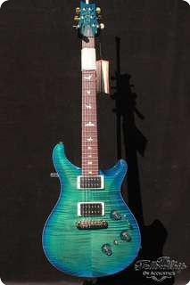 Prs Paul Reed Smith P24 Limited Blue Crab Blue Burst, 10 Top, Piezo & Humbucker 2013