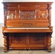 Steingraeber Intricately Carved And Inlaid-Rosewood And Walnut