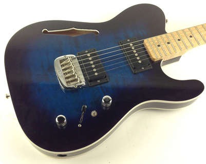 G&l Usa Asat Deluxe Blue Burst