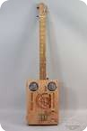 Daddy Mojo Red Dog Cigar Box 3 String Las Cabrillas Delta Blues Guitar