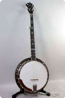 Stelling Sunflower Banjo Old Wood Rim & Flame Maple In Sunburst 2013