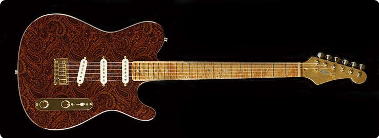 Zeal Guitars Heart Of Gold 2014 Faisley Fabric / Gold Leaf