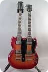 Gibson EDS 1275 In Rare Cherry Sunburst 1983 Jimmy Page Style Double Neck 1983