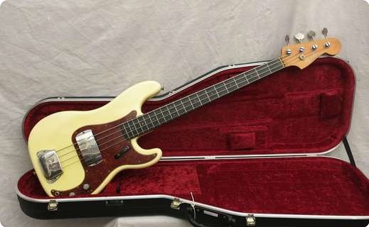 Fender Precision 1963 Olympic White   Refinish 