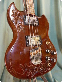 Guild Js Bass 2 1974 Walnut