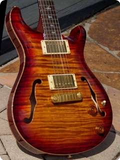 Prs Hollowbody Ii 2006 Dark Cherry Burst