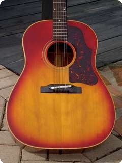 Gibson J 45 Adj. 1963 Cherry Sunburst Finish