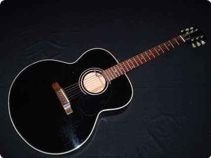 Gibson J100 1992 Black Guitar For Sale Glenns Guitars