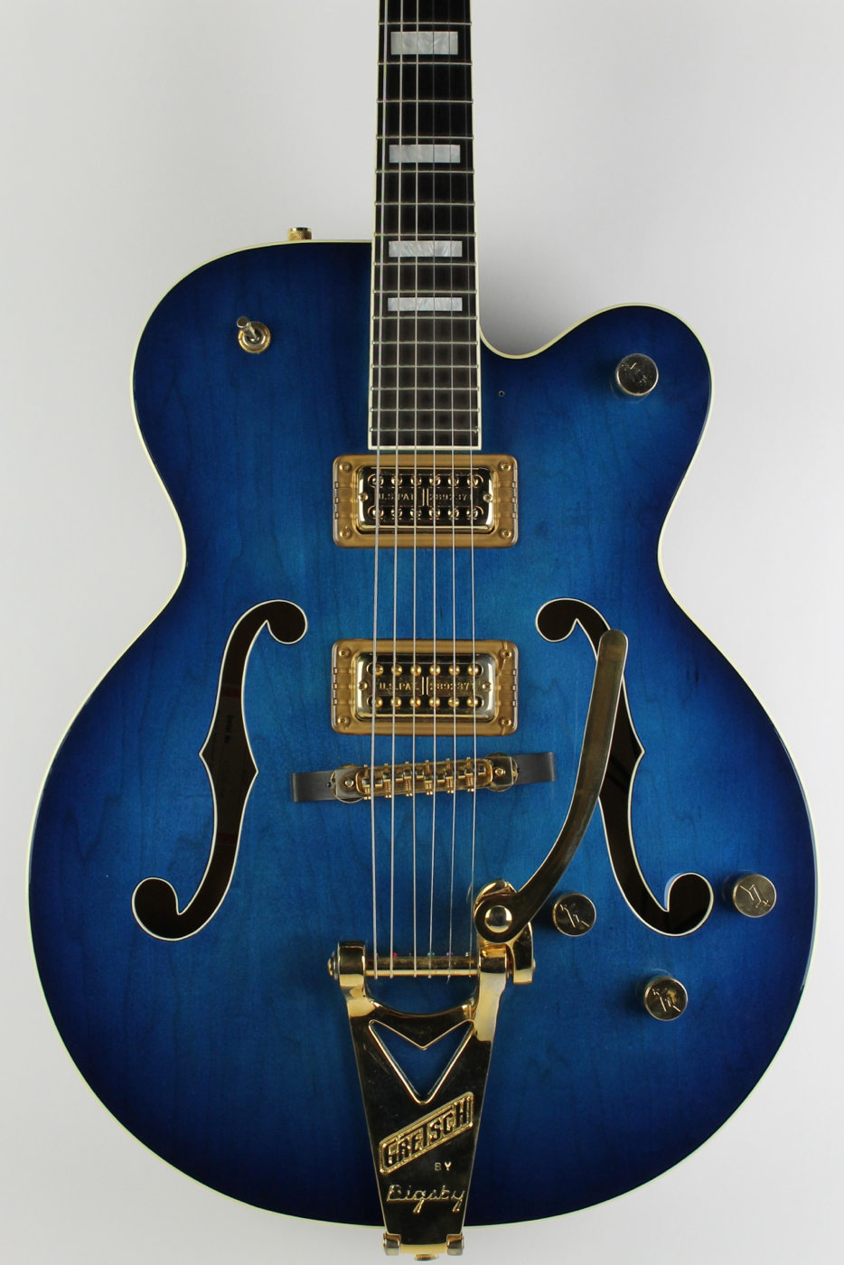 Gretsch 6120 1992 Blue-Burst Guitar For Sale Thunder Road Guitars