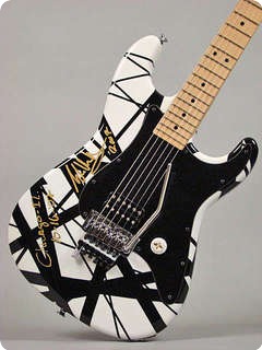 Charvel Evh Art Series Strat 2007 White/ Black