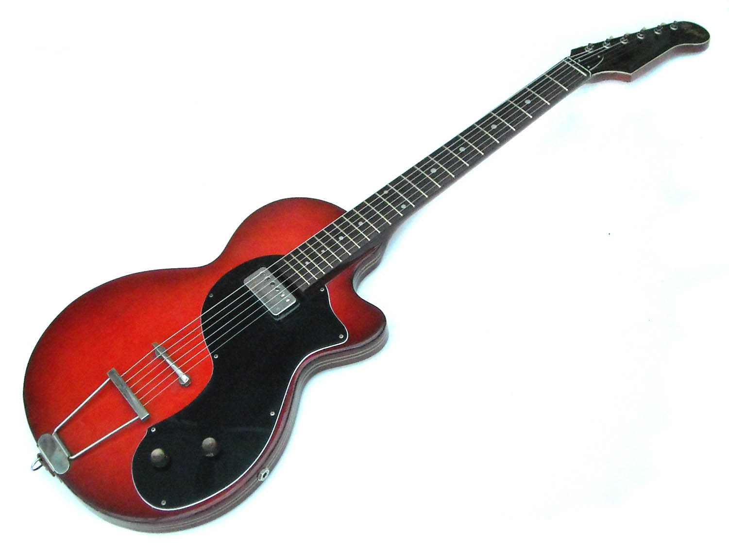 Hofner 161 Colorama 1960 Redburst Guitar For Sale Wutzdog-Guitars