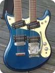 Mosrite Joe Maphis 612 Doubleneck Guitar 1968 Lake Placid Blue Metallic
