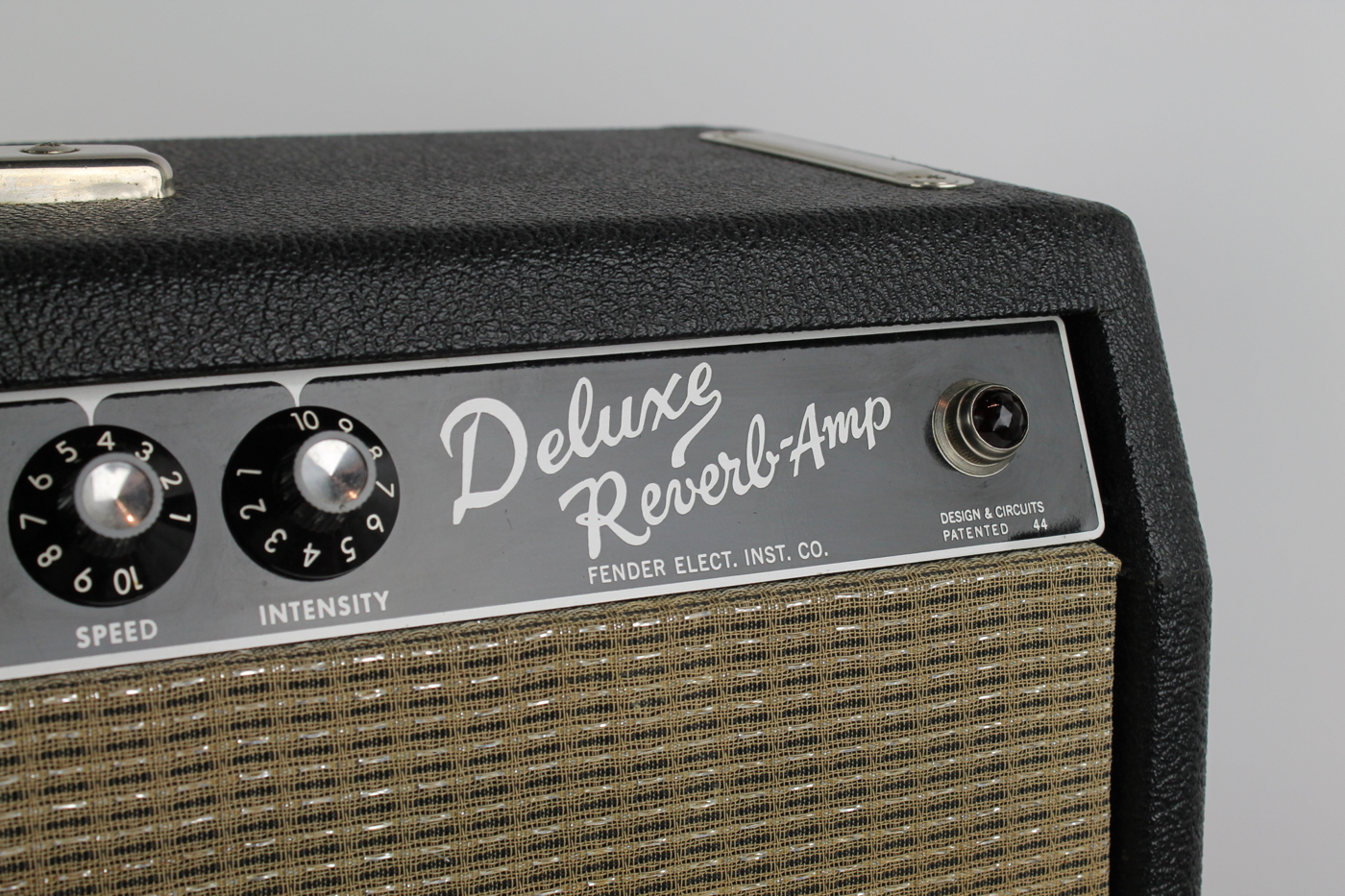 Fender Deluxe Reverb 1964 Blackface Amp For Sale Thunder Road Guitars