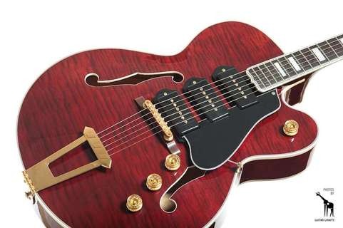 Gibson Es 5 Historic Reissue Hs5p 1997 Wine Red