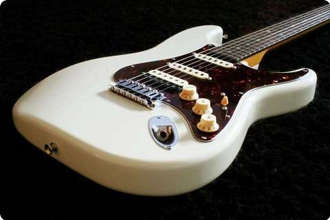 Afj Custom Guitars Vintage White Strat 2014 Vintage White