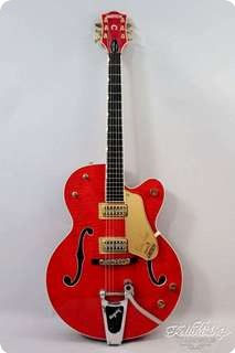 Gretsch 6120 Ssu Usa Brian Setzer With Killer Flame Top 1994