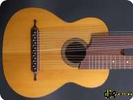 Hubert Heerbeck Harp Guitar 1950 Natural