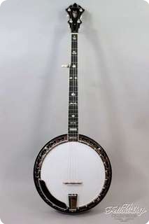 Stelling Red Fox 5 String Banjo, Flamed Maple 2014