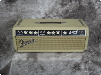 Fender Bassman 50 Top 1963 White Tolex