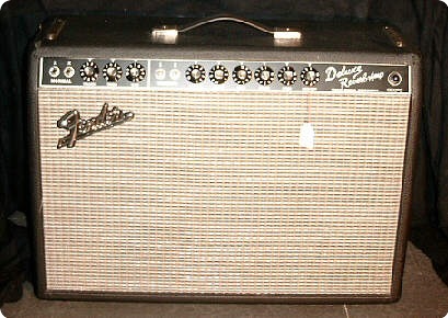 Fender Deluxe Reverb '65 Blackface Reissue 2009 Black Tolex