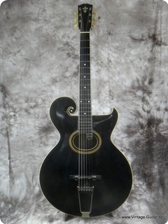 Gibson Grand Concert Style 0 1914 Black Top, Mahogany Back And Sides