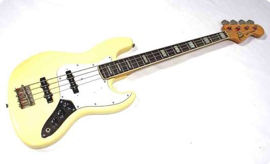 Greco Jazz Bass White