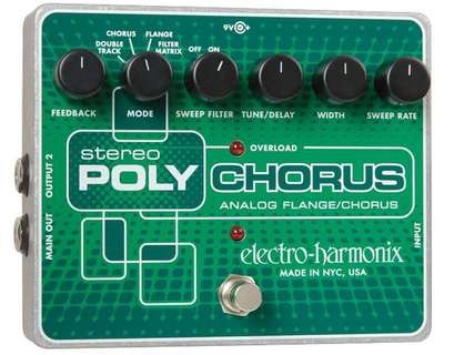 Ehx Stereo Polychorus Analog Chorus/flanger/slapback Echo 2014