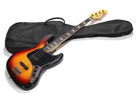 Fresher Jazz Bass Three Tone Sunburst