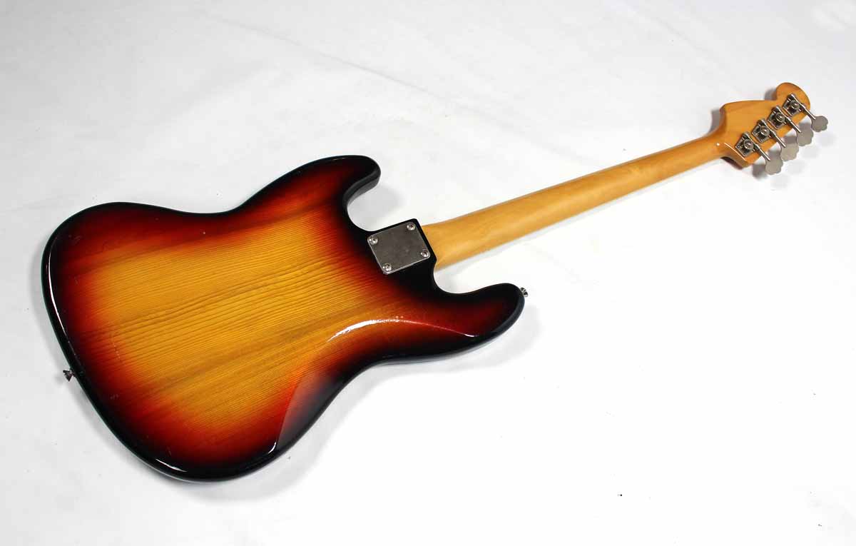 Fresher Jazz Bass 1980's Three Tone Sunburst Bass For Sale Rickguitars