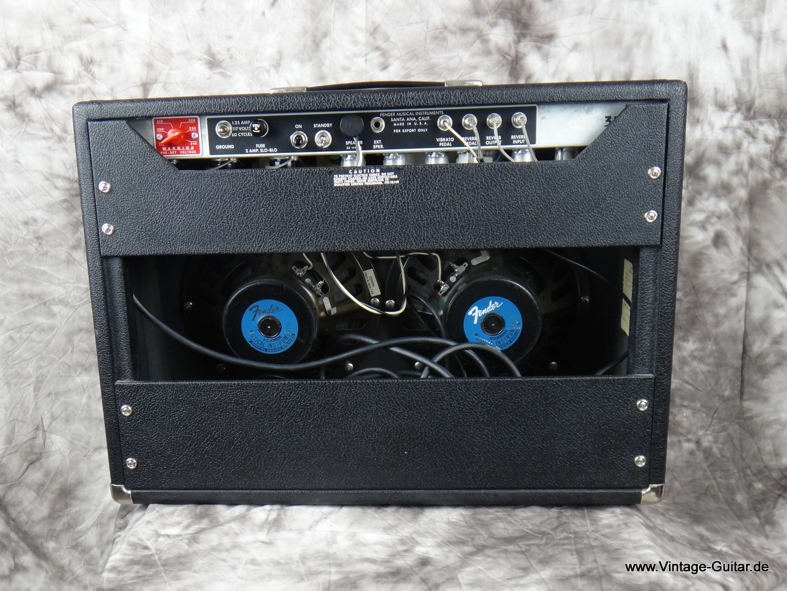 Fender Vibrolux Reverb 1971 Black Tolex Amp For Sale Vintage Guitar ...