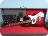 Silvertone / Danelectro 1457 Amp In Case 1965-Red Sparkle