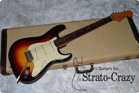 Fender Usa Stratocaster 1963 Three Tone Sunburst