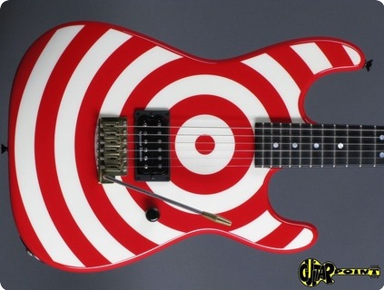 Charvel Reversed Bullseye 2005 Bullseye Red/white