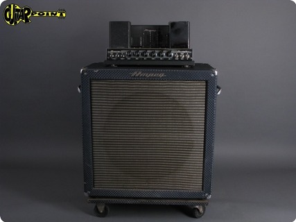 Ampeg B18n Portaflex Fliptop 1965 Blue Check Tolex