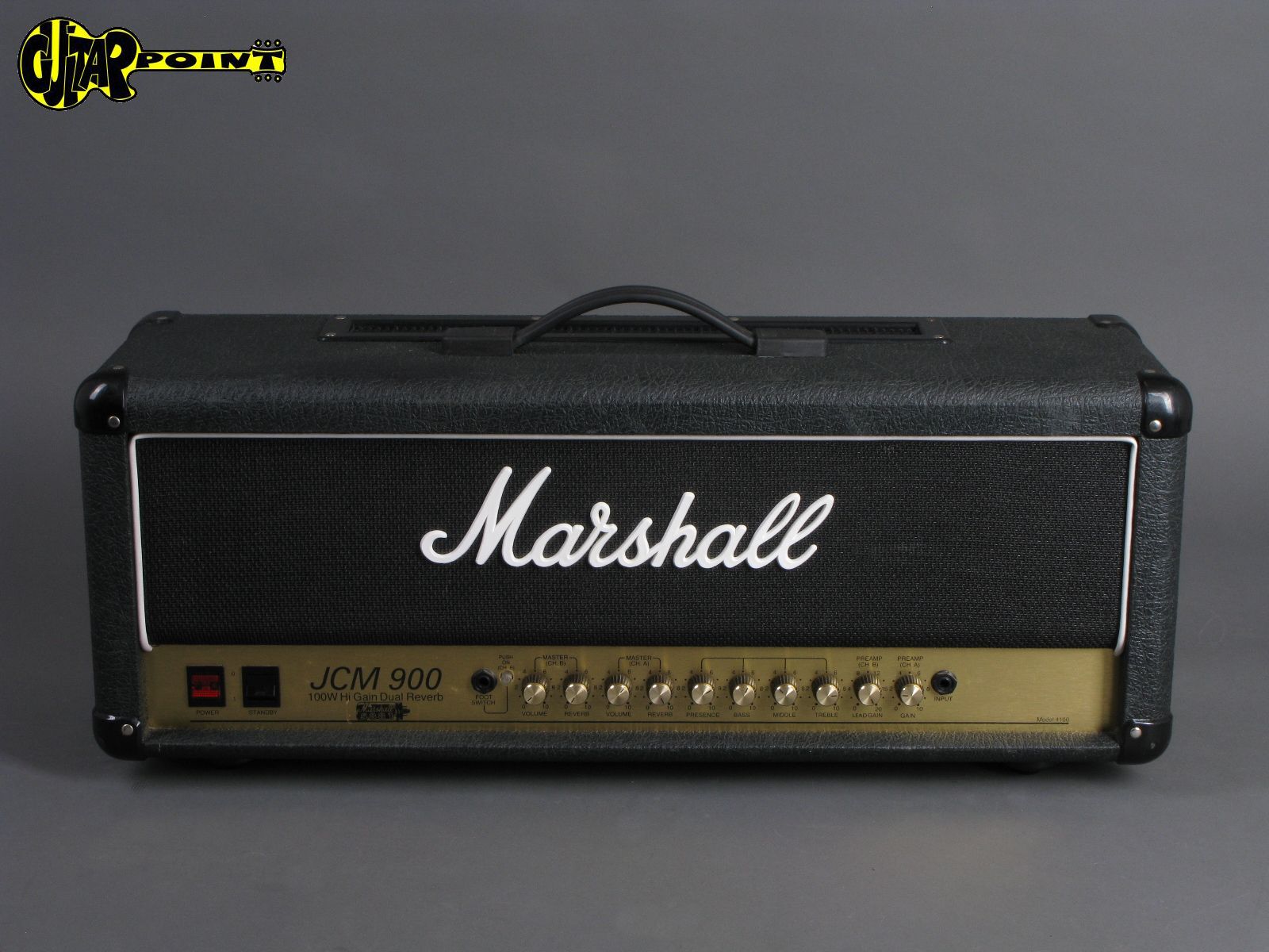 送無料Marshall JCM900 4100 100W Hi Gain Dual Reverb 真空管 ヘッドアンプ (120Ｖ仕様) ギターアンプ マーシャル ヘッド