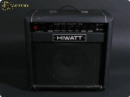 Hiwatt Sa 112 Custom 50 1980 Black Tolex