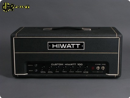 Hiwatt Dr 103 Custom 100 Watt 1979 Black Tolex