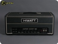 Hiwatt DR 103 Custom 100 Watt 1979 Black Tolex