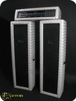 Kustom K 500 PA 2 Cabs 1971 White Sparkle