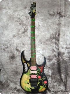 Ibanez Jem 77 Fp 1984 Floral Pattern