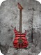 Bc Rich Platinum Series-Red Snake - Black