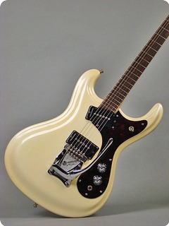 Mosrite The Ventures 1965 Pearl White Guitar For Sale GrinningElk