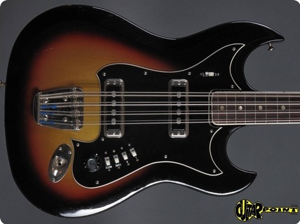 Hagstrom H8 / 8 String Bass 1967 3 Tone Sunburst