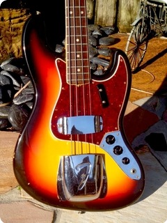 Fender Jazz Bass 1966 3 Tone Sunburst