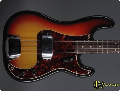 Fender Precision P Bass 1971 3 Tone Sunburst